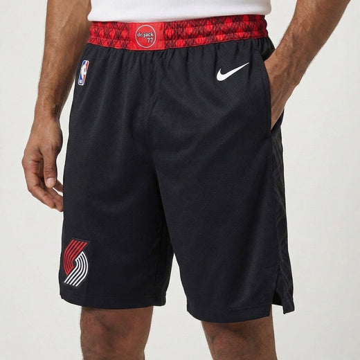 מכנסיי משחק רשמיים פורטלנד טריילבלייזרס בצבע שחור