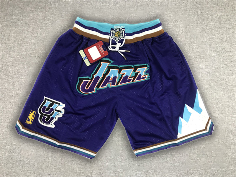 Utah jazz just don 2024 shorts