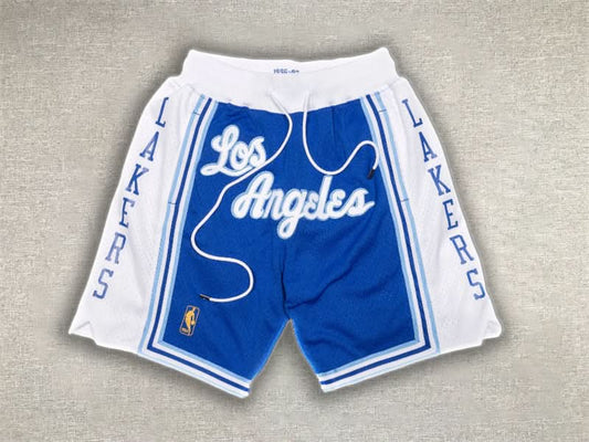 Los Angeles Lakers Just Don Blue White Shorts