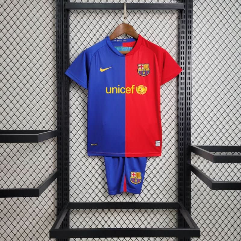 FCBarcelona 08/09 Home Kids Set - TheFutbolistaCloset