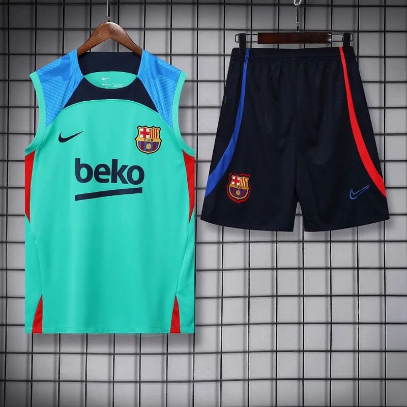 FCBarcelona 22/23 Light Blue Training Shirt - TheFutbolistaCloset
