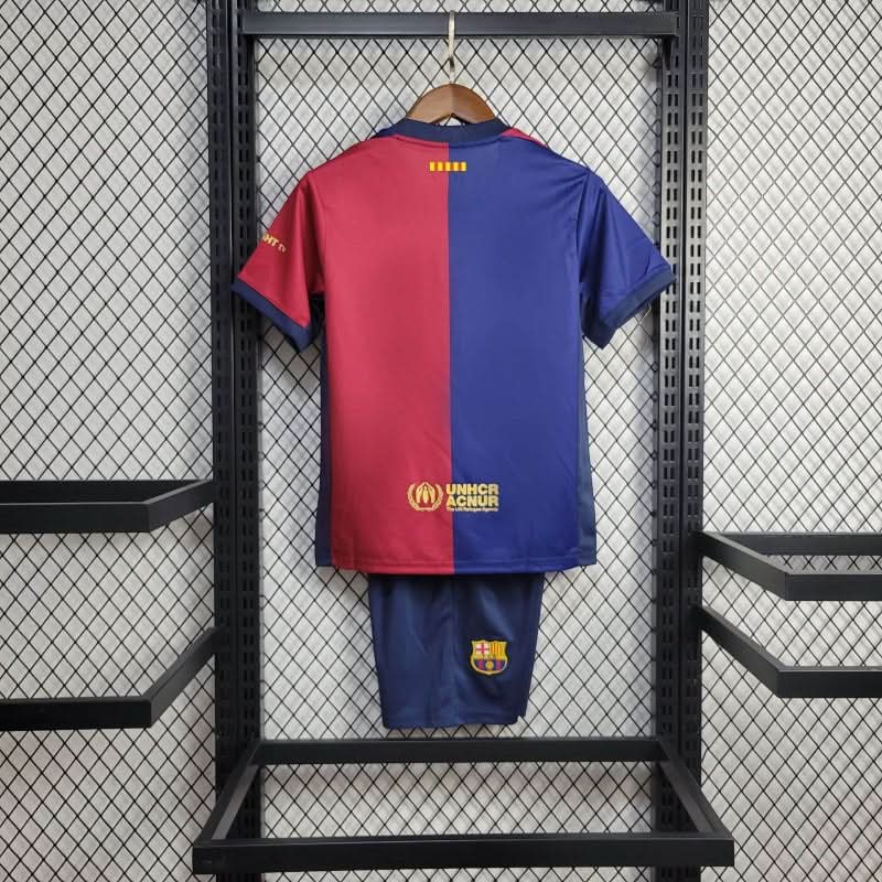 FCBarcelona x Travis Scott 24/25 Home Kids Set - TheFutbolistaCloset