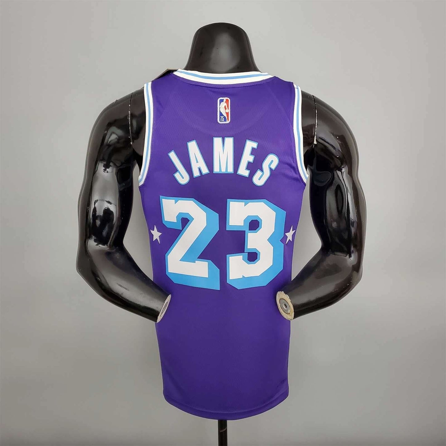 Los Angeles Lakers Purple White Jersey - TheFutbolistaCloset