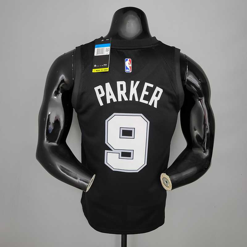 San Antonio Spurs 2021 City Edition Black Jersey - TheFutbolistaCloset