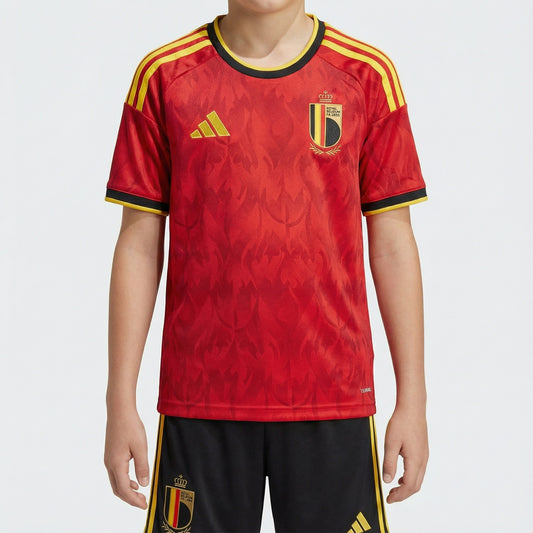 סט ילדים רשמי נבחרת בלגיה בית מונדיאל 2026