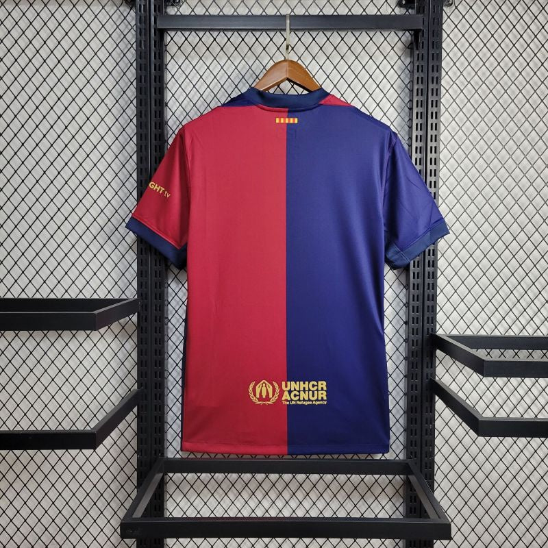 FCBarcelona 24/25 Home Shirt Short Logo