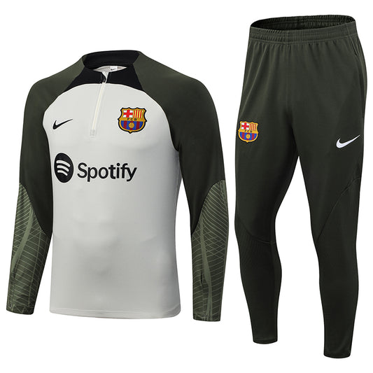 FCBarcelona 23/24 Cream Dark Green Training Set