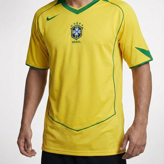 חולצת משחק ברזיל בית 2004