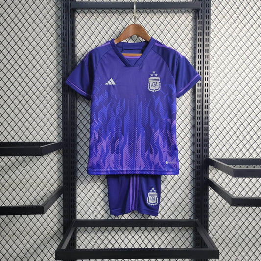 Argentina Away Kids Set