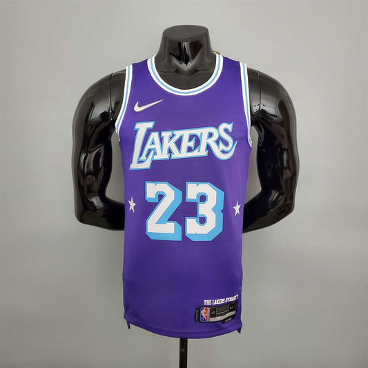 Los Angeles Lakers Purple White Jersey