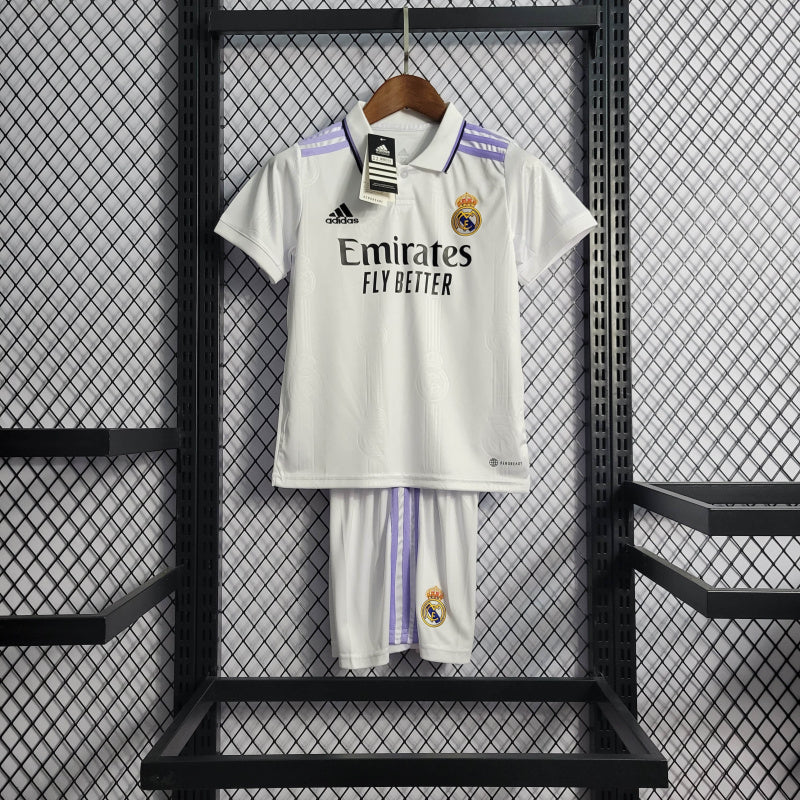 Real Madrid 22/23 Home Kids Set