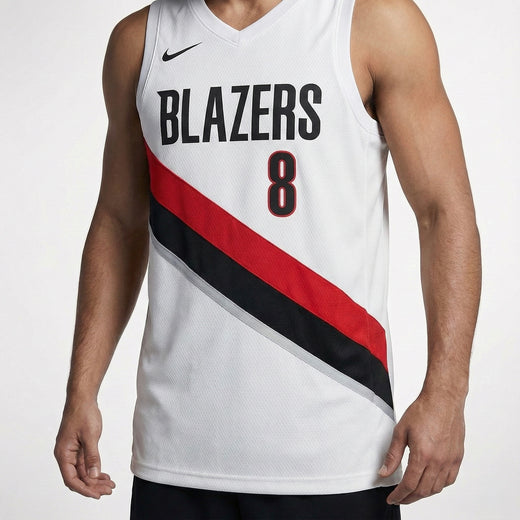 גופיית משחק רשמית פורטלנד טרייל בלייזרס לבנה 2025/26