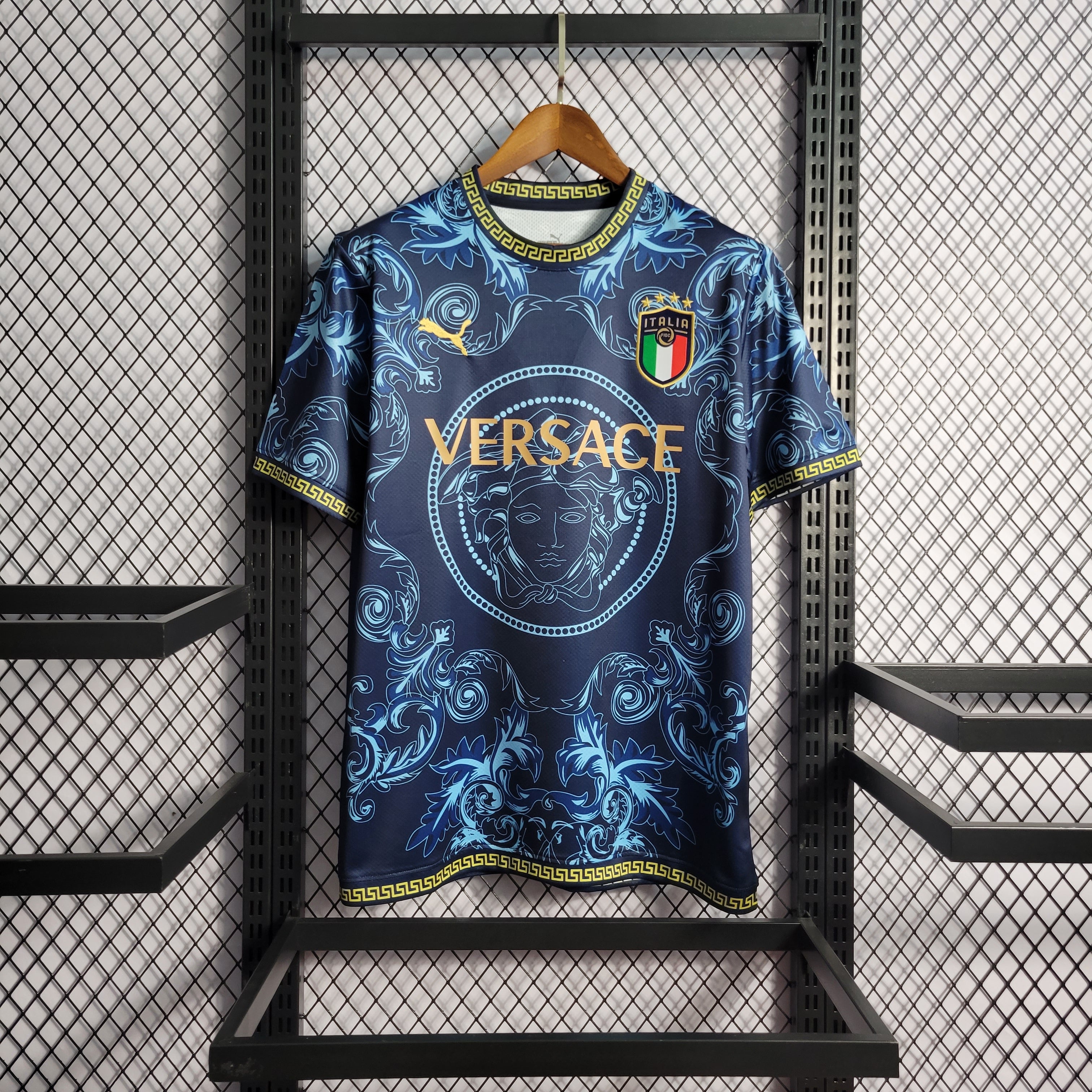 Italy Blue Versace Special Edition Shirt – TheFutbolistaCloset