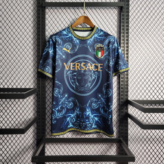 Italy Blue Versace Special Edition Shirt