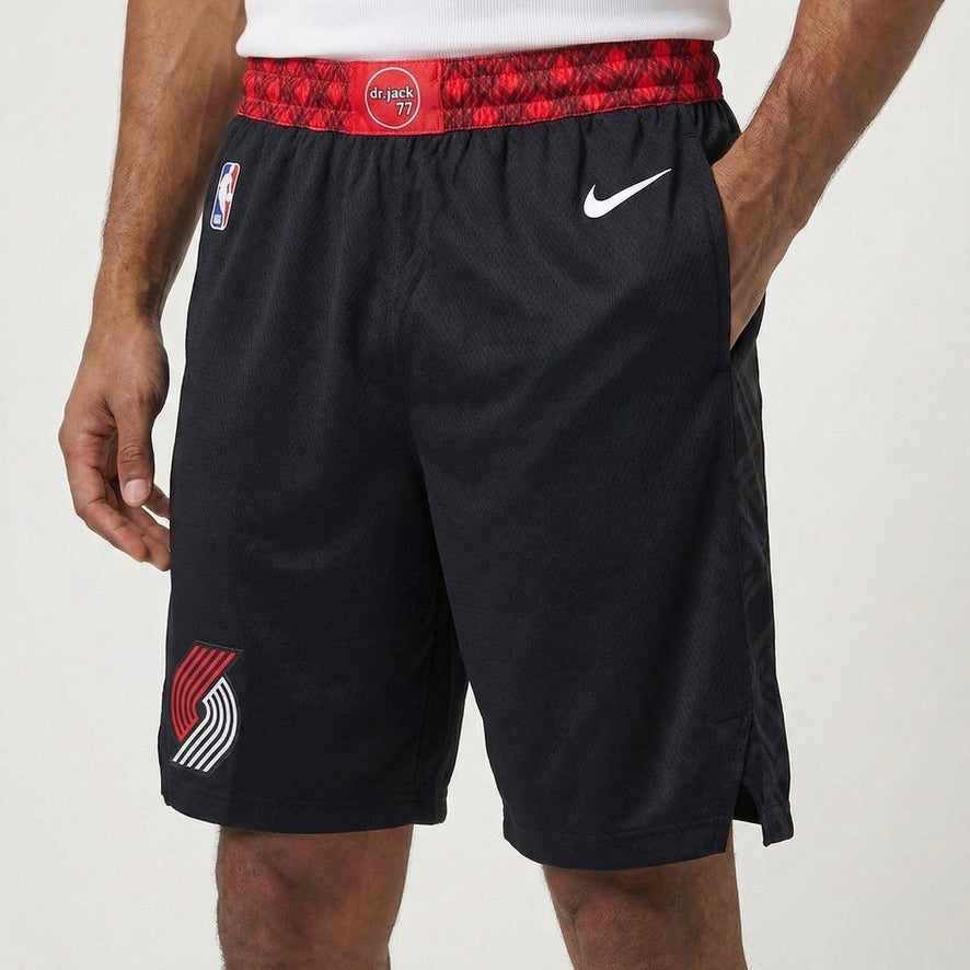 מכנסיי משחק פורטלנד טריילבלייזרס בצבע שחור