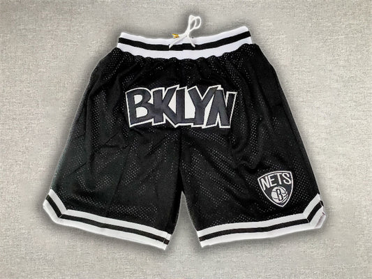 Brooklyn Nets Just Don Black Shorts
