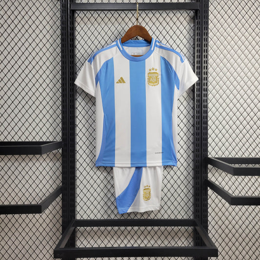 Argentina Copa America 2024 Home Kids Set