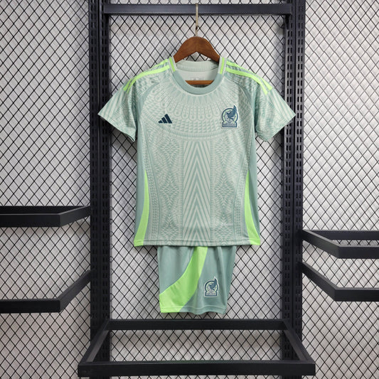 Mexico Copa America 2024 Away Kids Set