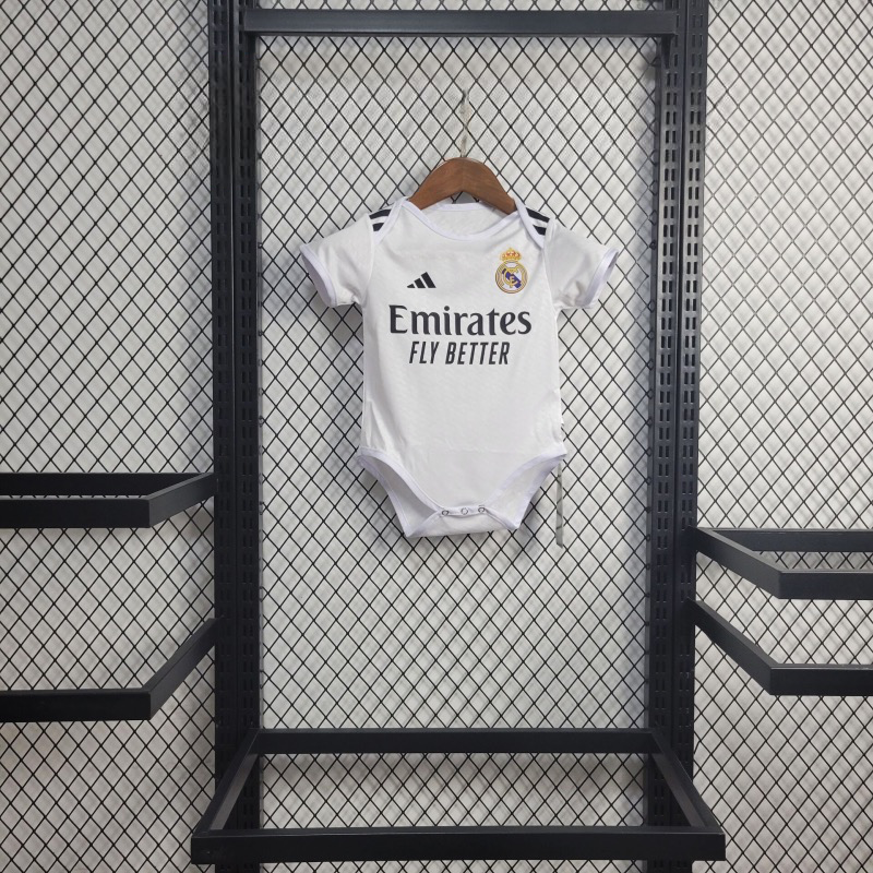 Real Madrid 24/25 Home Babies Body Shirt