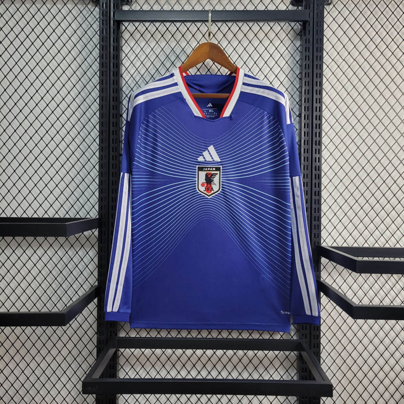חולצת משחק רשמית בית נבחרת יפן שרוול ארוך מונדיאל 2026