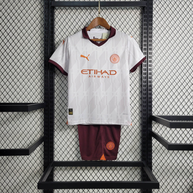 Manchester City Away Kids Set