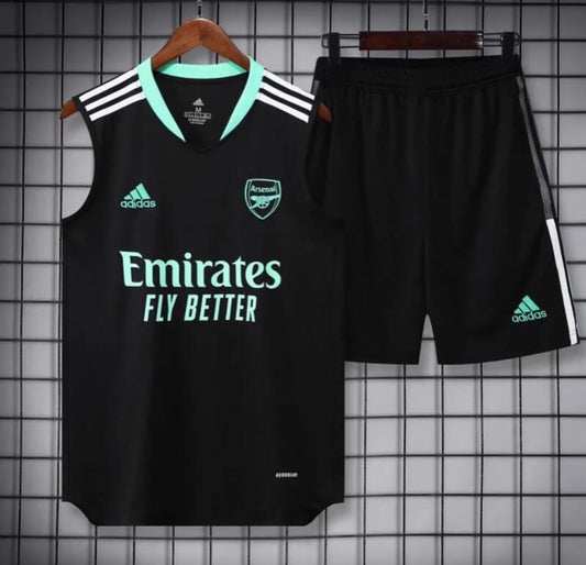 Arsenal 22/23 Black & Light Blue Training Shirt