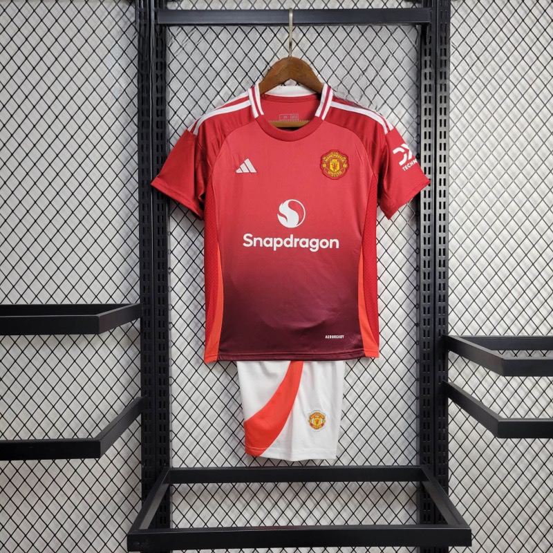 Manchester United 24/25 Home Kids Set