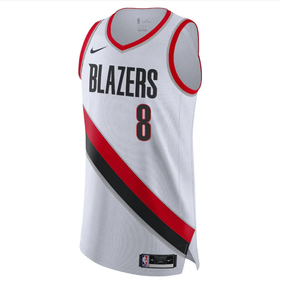 Portland Blazers White Jersey