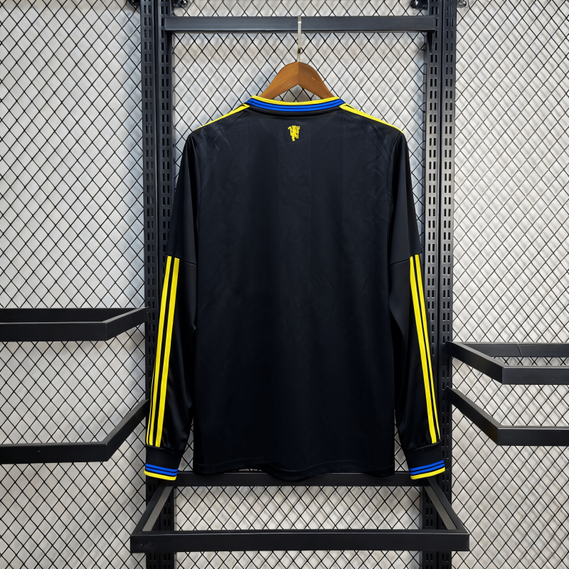 חולצת משחק רשמית מנצ׳סטר יונייטד שלישית 25/26 שרוול ארוך