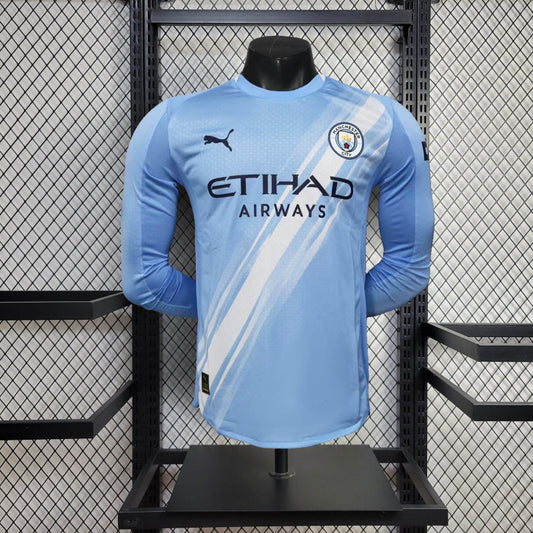 Manchester City 25/26 Home Shirt Long Sleeve