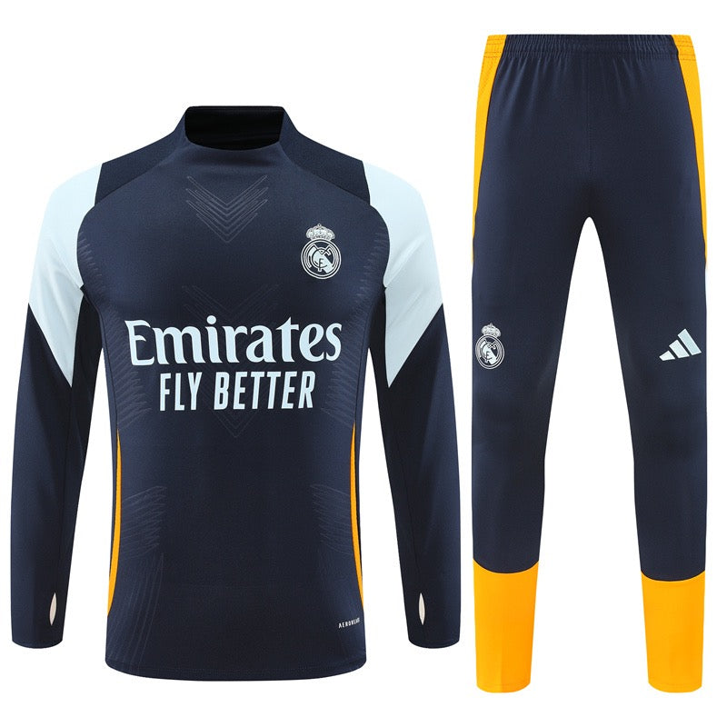 Real Madrid 24/25 Navy & Orange Training Set