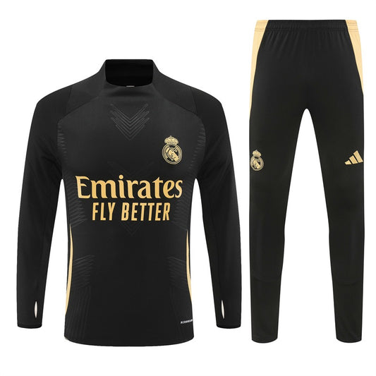 Real Madrid 24/25 Black & Gold Training Set