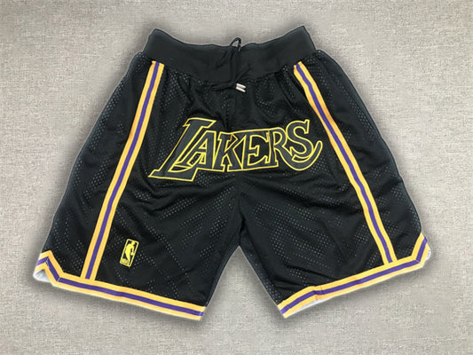 Los Angeles Lakers Just Don Black Shorts