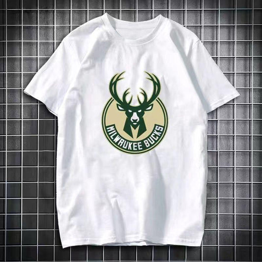 Milwaukee Bucks White T-Shirt