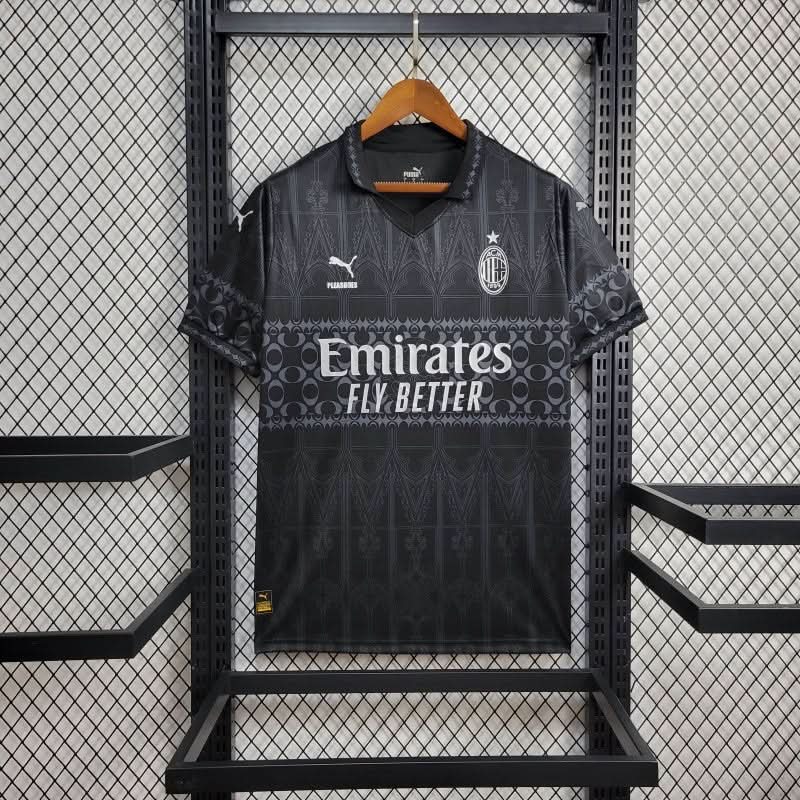 AC Milan 23/24 Black Fourth Shirt - TheFutbolistaCloset