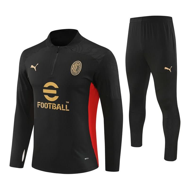 AC Milan 24/25 Black Training Set - TheFutbolistaCloset