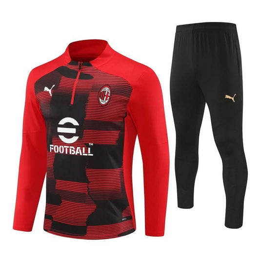 AC Milan 24/25 Red & Black Training Set - TheFutbolistaCloset