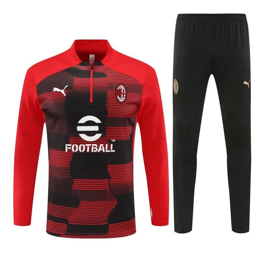 AC Milan 24/25 Red & Black Training Set - TheFutbolistaCloset