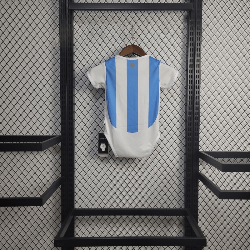 Argentina Copa America 2024 Home Babies Body Shirt - TheFutbolistaCloset