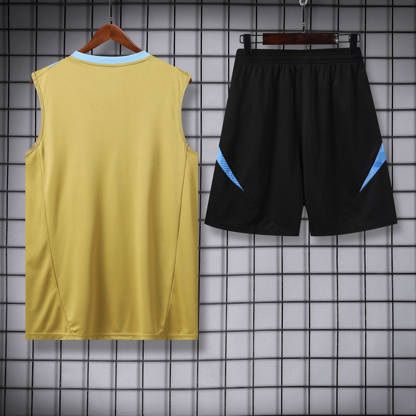 Argentina Gold Light Blue Training Shirt - TheFutbolistaCloset