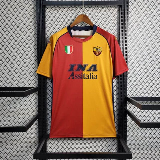 AS Roma 01/02 Home Shirt - TheFutbolistaCloset