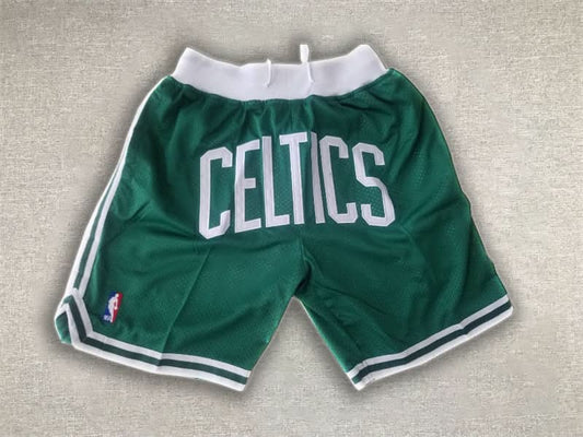 Boston Celtics Just Don Green Shorts - TheFutbolistaCloset