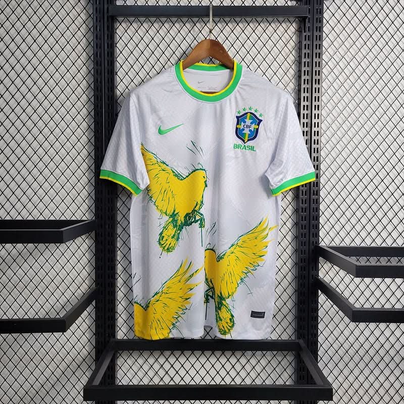 Brazil Piegon White Special Shirt - TheFutbolistaCloset