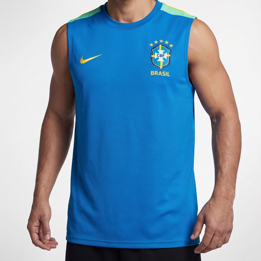 גופיית אימון נבחרת ברזיל מונדיאל 2026 כחולה - TheFutbolistaCloset