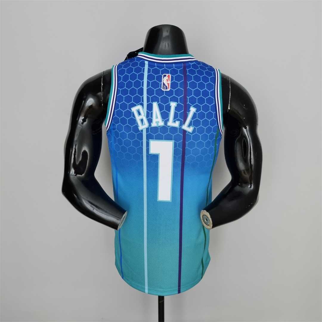 Charlotte Hornets Blue Jersey - TheFutbolistaCloset
