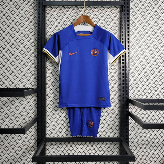 Chelsea Home 23/24 Kids Set - TheFutbolistaCloset