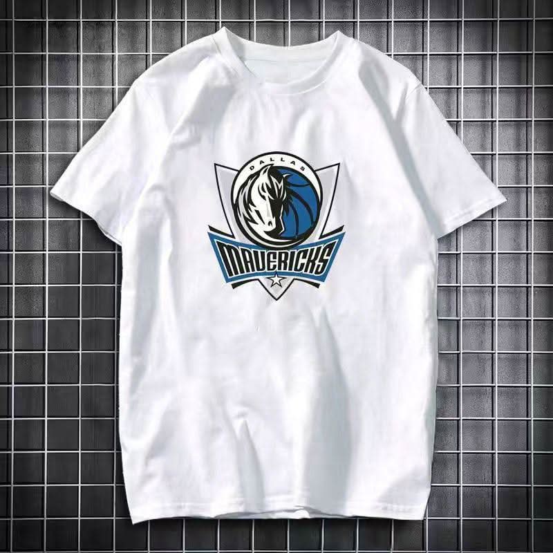Dallas Mavericks White T-Shirt - TheFutbolistaCloset
