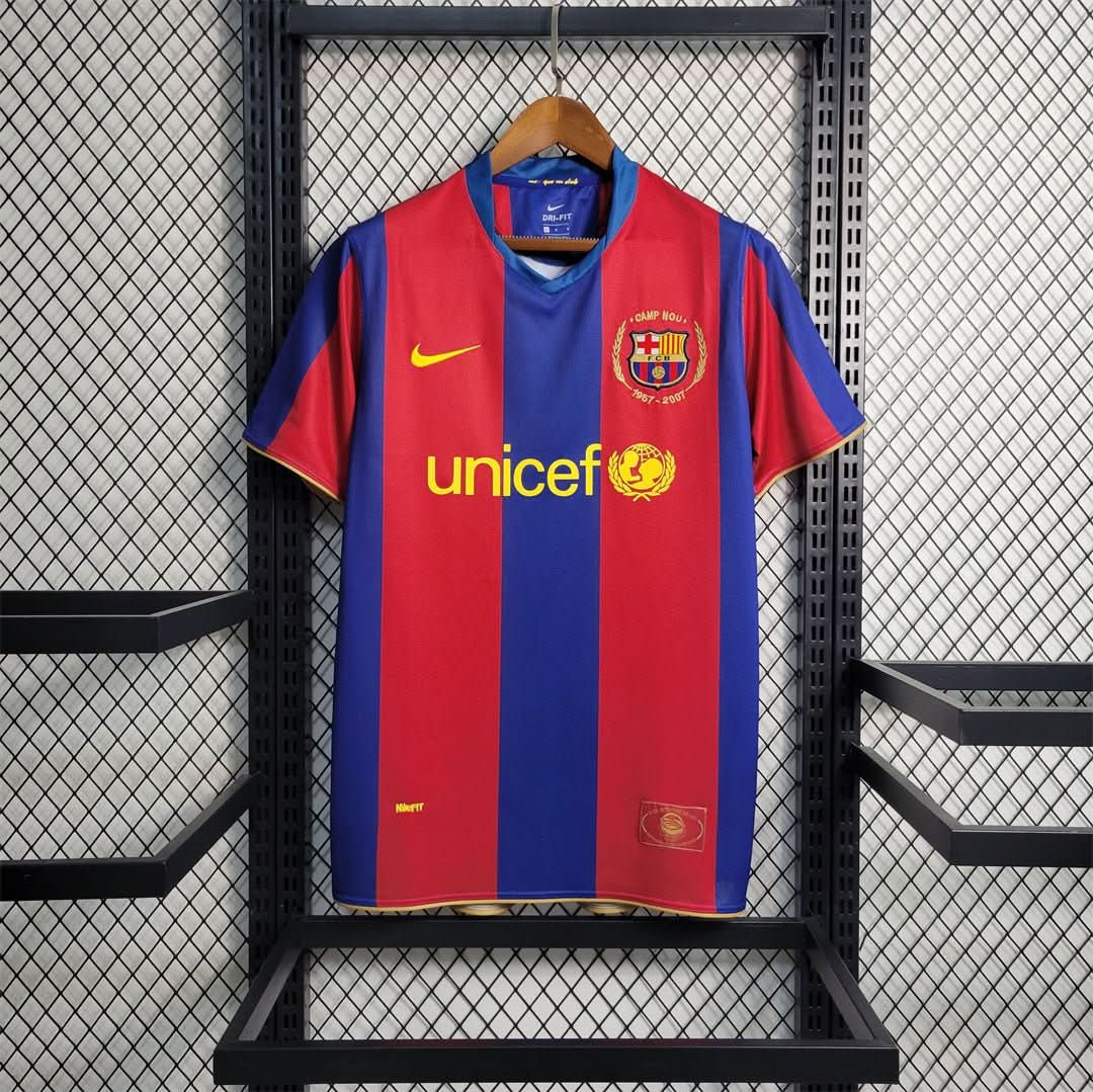 FCBarcelona 07/08 Home Shirt - TheFutbolistaCloset