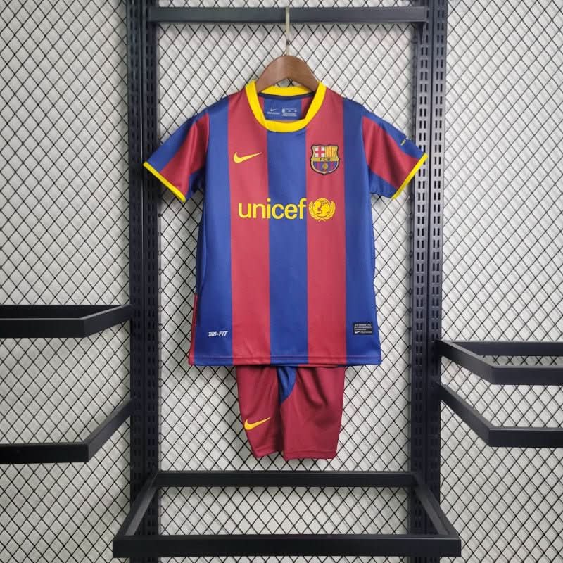 FCBarcelona 10/11 Home Kids Set - TheFutbolistaCloset