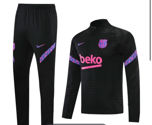 FCBarcelona 21/22 Black Purple Training Set - TheFutbolistaCloset
